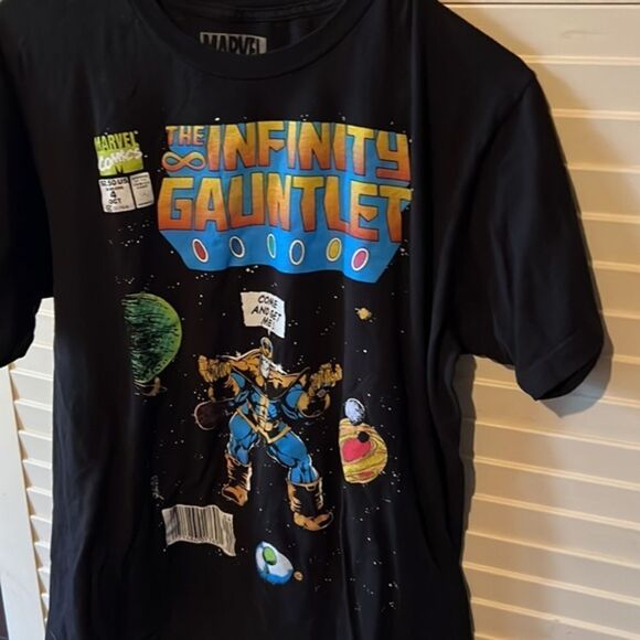 Marvel The Infinity Gauntlet  T-Shirt Large Thanos Endgame - Picture 3 of 4